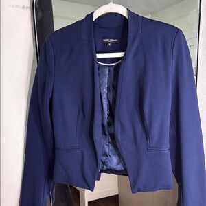 Mario Serrani Blue Blazer Structured Professional Jacket